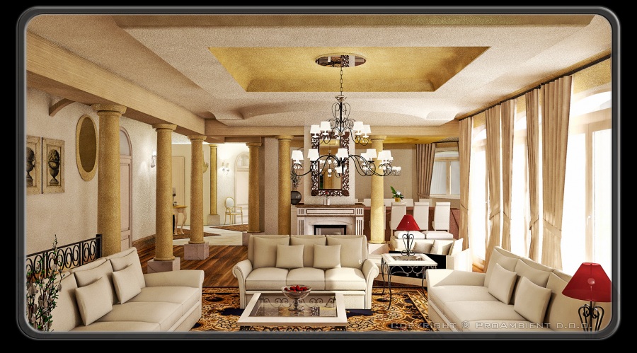 3D vizualizacija luksuzne hiše