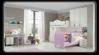 Otroška soba za deklico in dojenčico