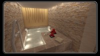 hotel bazen wellness 3D vizualizacija