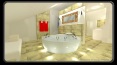 Video HD visualizzazione della lussuosa ceramica da bagno