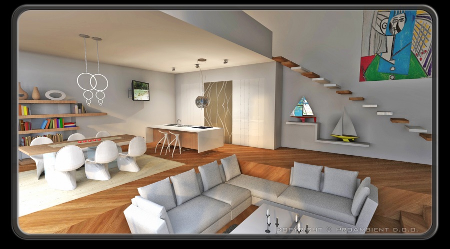 3D immagine virtuale casa grado lignano