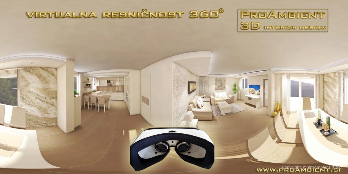 360 Virtualni Pogled Notranje Opreme Hise2