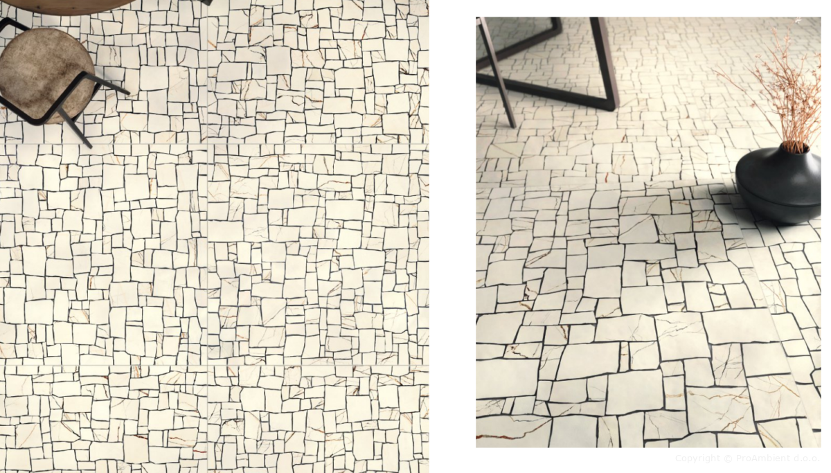 Imitacija Marmorja In Mozaik V Kosu