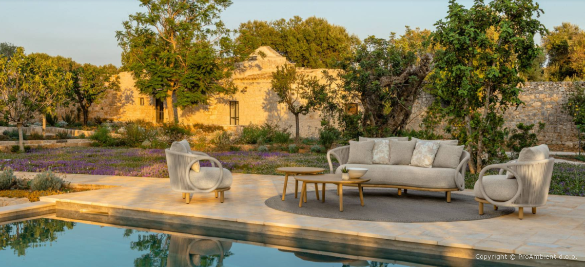 Elegantno Pohištvo Za Zunanje Prostore