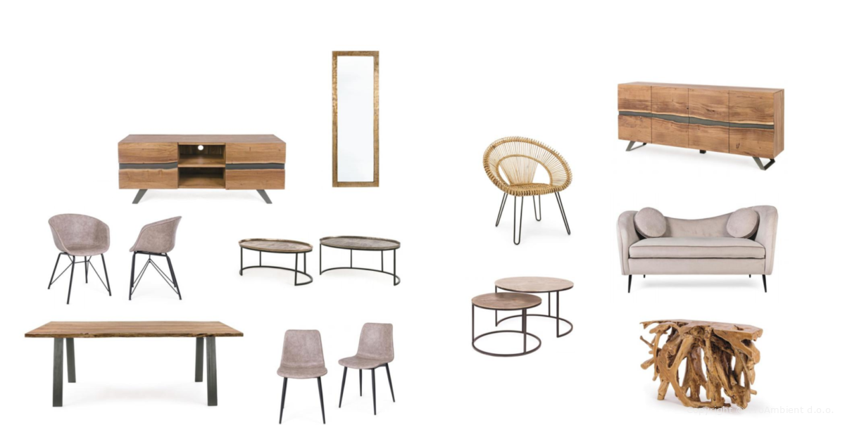 Pohištvo V Naravnem Stilu Bizz4
