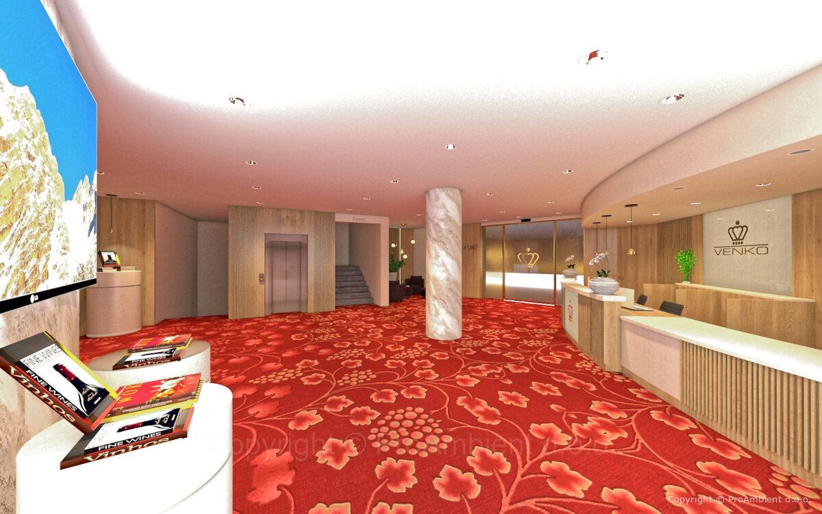 Prenova hotelske recepcije